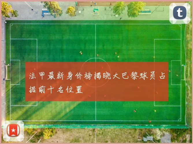法甲最新身价榜揭晓大巴黎球员占据前十名位置
